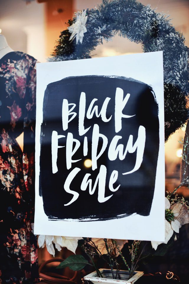 Black Friday sale sign