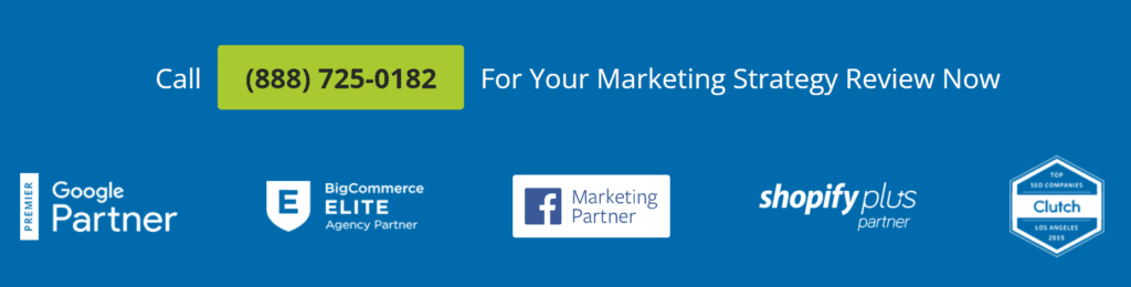 a digital marketing website banner displaying industry partnerships